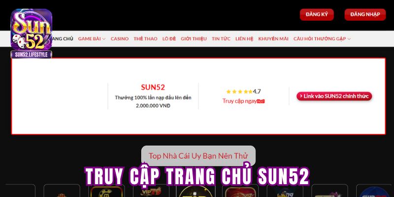 Truy cập trang chủ cổng game Truy cập trang chủ cổng game
