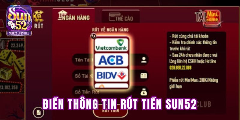 Điền hạn mức và xác nhận Điền hạn mức và xác nhận