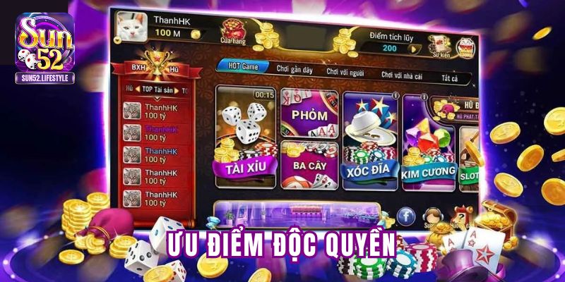Những ưu điểm của cổng game Sun52 uy tín Những ưu điểm của cổng game Sun52 uy tín